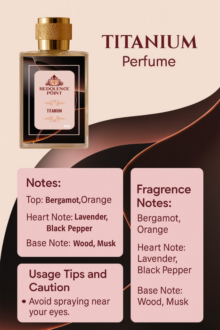 ❖ Titanium Perfume for Men - 50ml