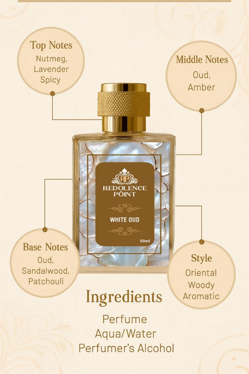 ✩ White Oud Perfume For Men | Long Lasting Perfumes | Luxury Perfumes